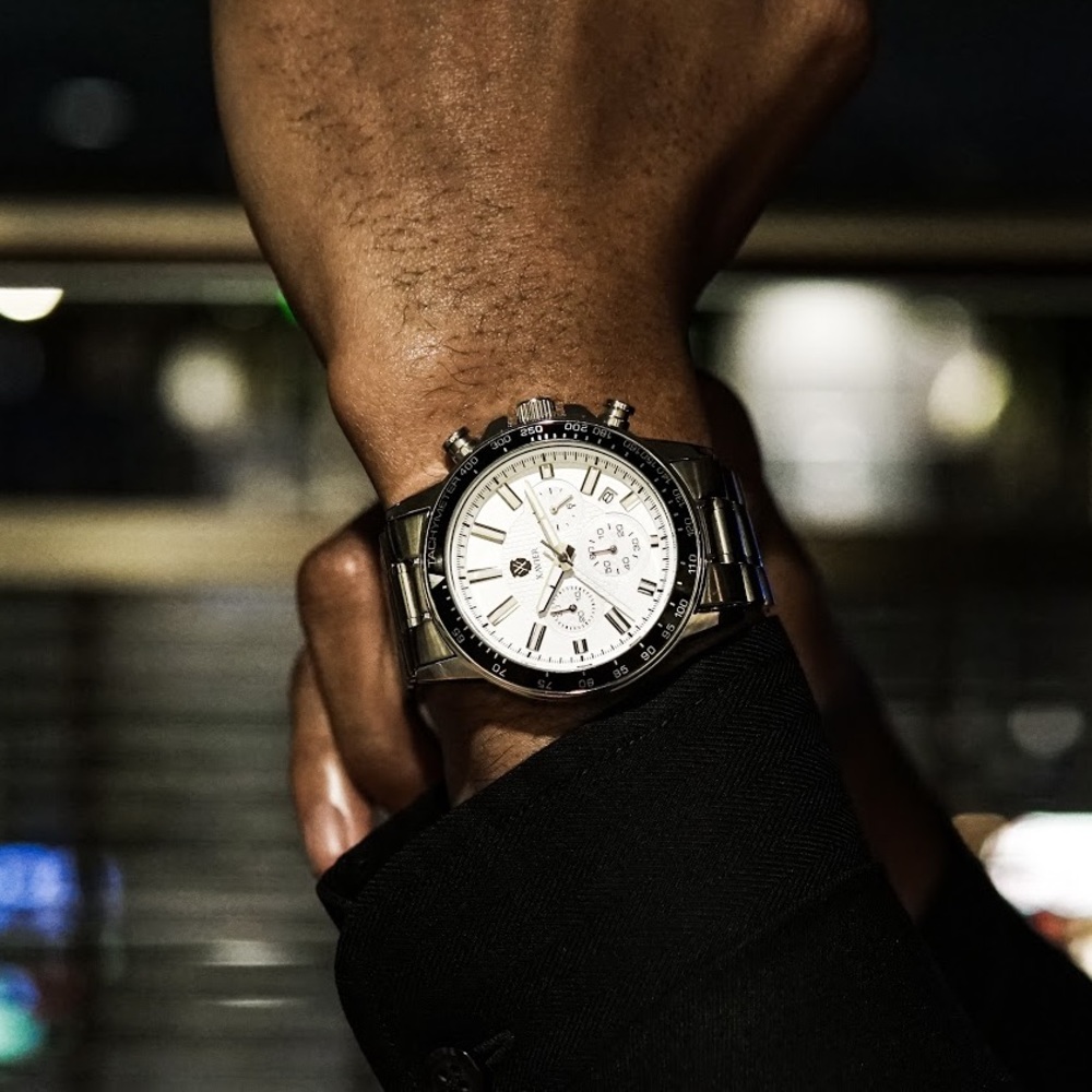 ⌚️NIB Xavier Watches Apex Timepiece Obsidian Black